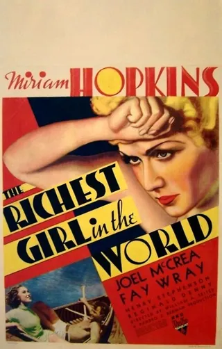 Постер Самая богатая девушка в мире (1934)