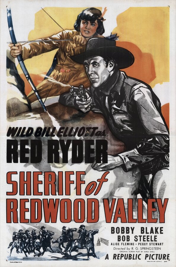 Постер фильма Sheriff of Redwood Valley
