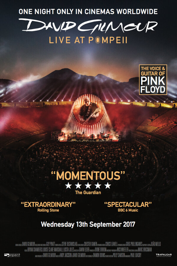 Постер фильма David Gilmour Live at Pompeii