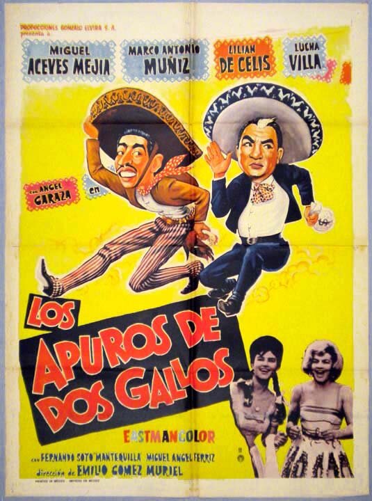 Постер фильма Los apuros de dos gallos