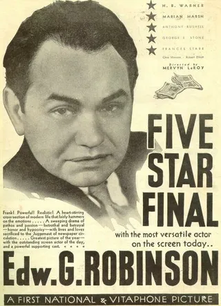 Постер Пять последних звезд (1931)
