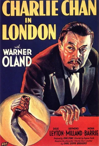 Постер Чарли Чан в Лондоне (1934)