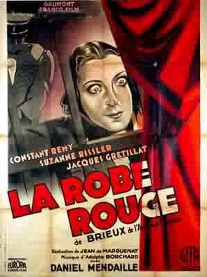 Постер фильма La robe rouge