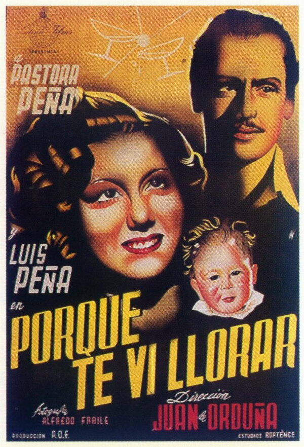 Постер фильма Porque te vi llorar