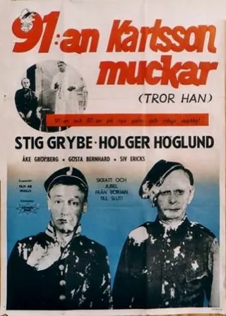 Постер 91:an Karlsson muckar (tror han) (1959)