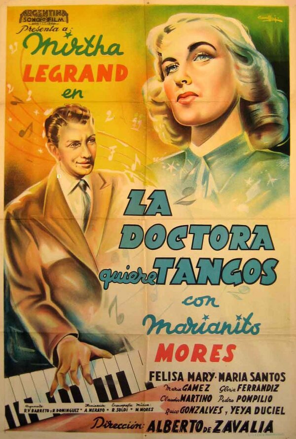Постер фильма La doctora quiere tangos