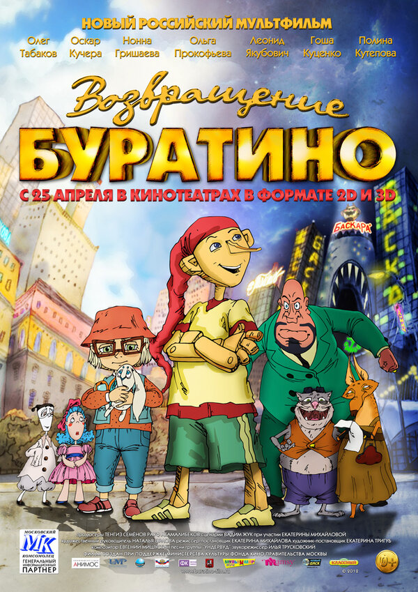 Постер фильма Возвращение Буратино