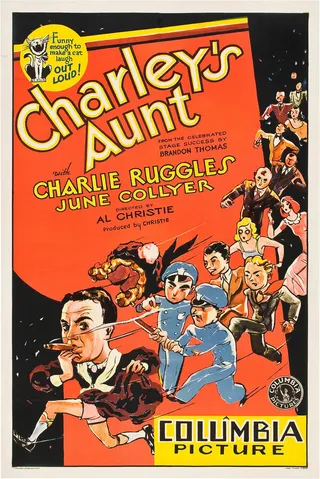Постер Тётка Чарлея (1930)