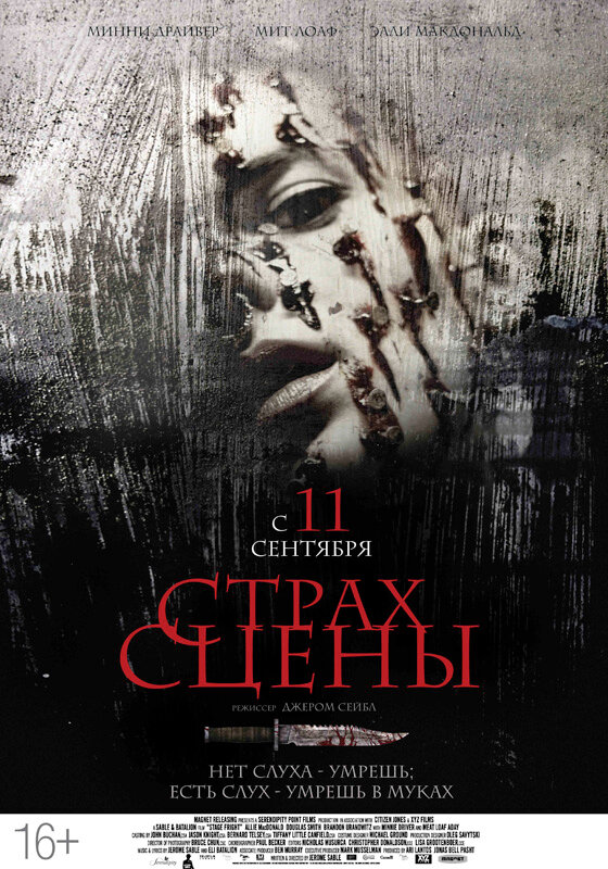 Постер фильма Страх сцены