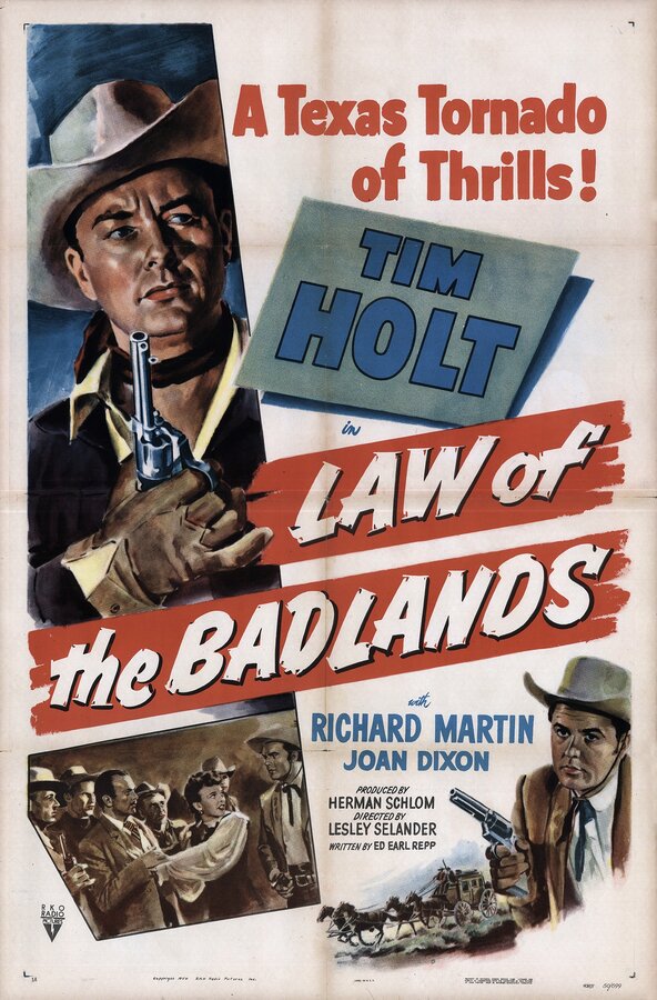 Постер фильма Law of the Badlands