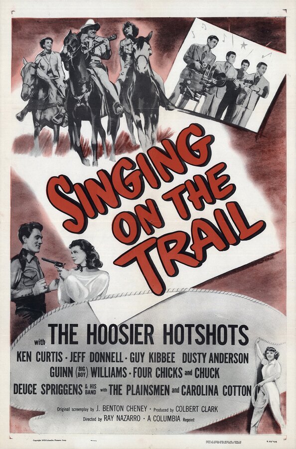 Постер фильма Singing on the Trail