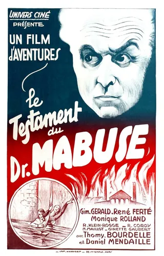 Постер Завещание доктора Мабузе (1933)