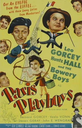 Постер Paris Playboys (1954)