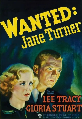 Постер Разыскивается: Джейн Тернер (1936)
