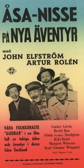 Постер Åsa-Nisse på nya äventyr (1952)