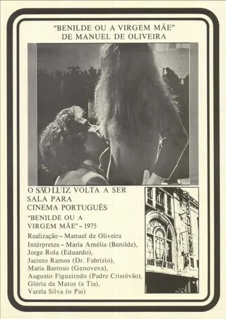 Постер Бенилде, или Святая Дева (1975)