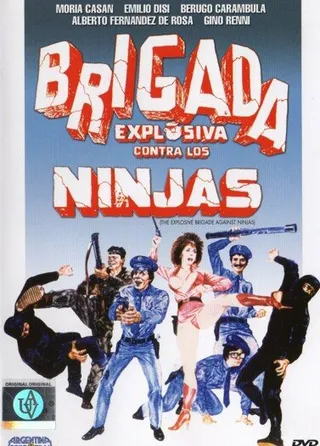 Постер Взрывная бригада против ниндзя (1986)