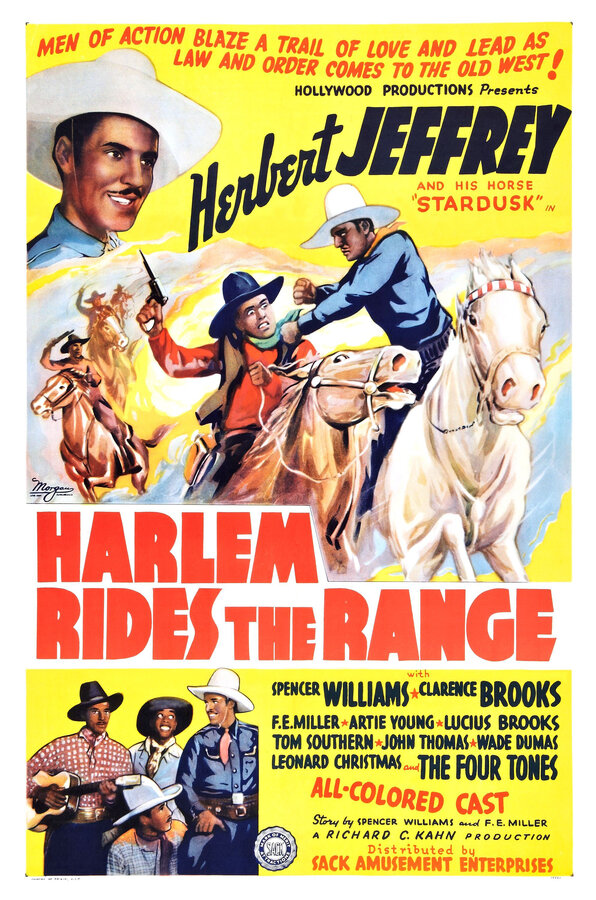 Постер фильма Harlem Rides the Range