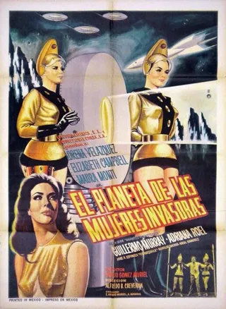 Постер Планета женщин-завоевательниц (1966)