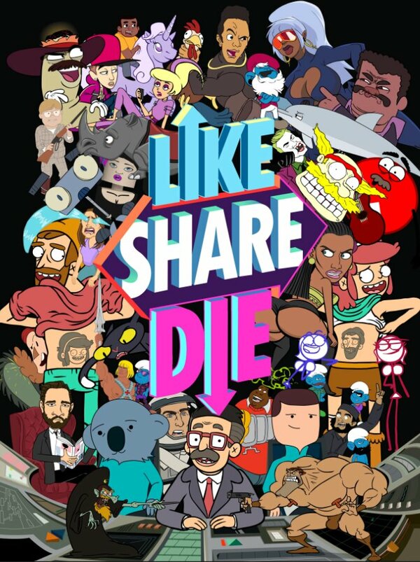 Постер сериала Die Like, Share