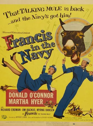 Постер Фрэнсис на флоте (1955)