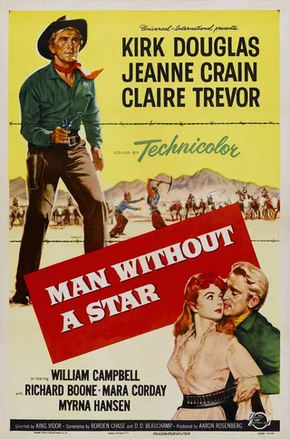 Постер Человек без звезды (1955)