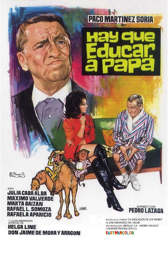 Постер фильма Hay que educar a papá