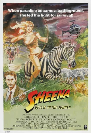 Постер Шина – королева джунглей (1984)