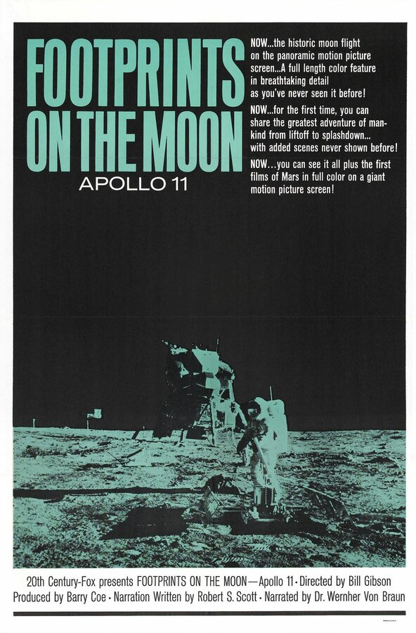 Постер фильма Footprints on the Moon: Apollo 11