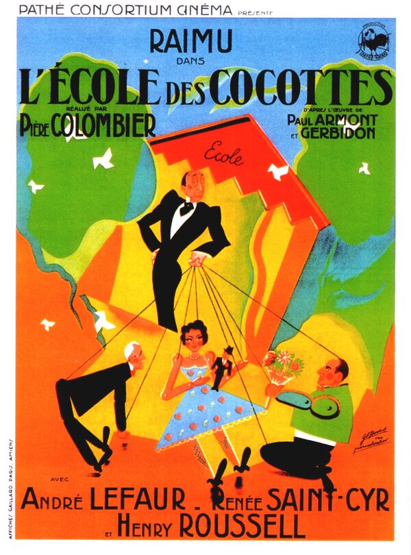 Постер фильма L'école des cocottes
