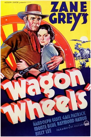 Постер Колеса фургонов (1934)