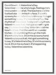 David Bowie: Valentine's Day