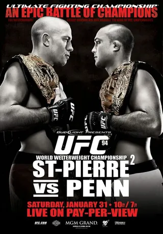 Постер UFC 94: St-Pierre vs. Penn 2 (2009) Постер UFC 94: St-Pierre vs. Penn 2 (2009)