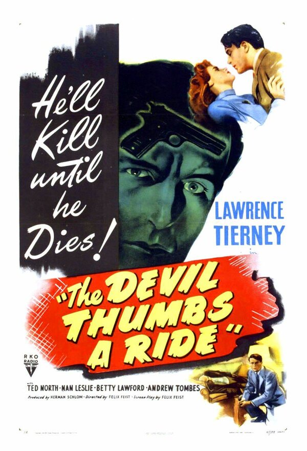 Постер фильма The Devil Thumbs a Ride