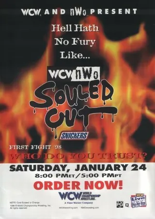 Постер WCW Продажные души (1998) Постер WCW Продажные души (1998)