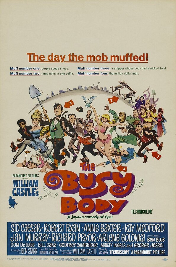 Постер фильма The Busy Body