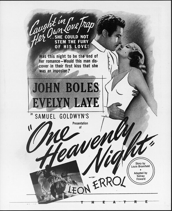 Постер фильма One Heavenly Night