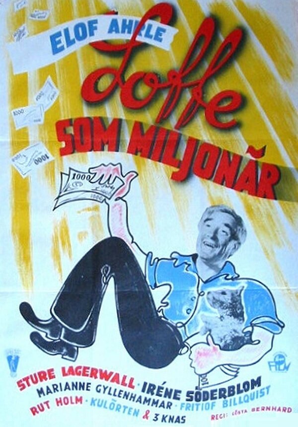 Постер фильма Loffe som miljonär