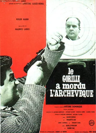 Постер Горилла укусил архиепископа (1962)