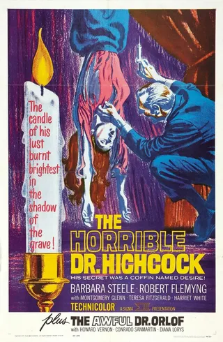 Постер Ужасный секрет доктора Хичкока (1962)