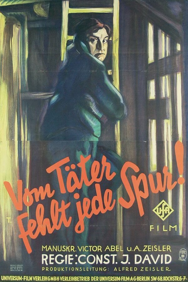 Постер фильма Vom Täter fehlt jede Spur