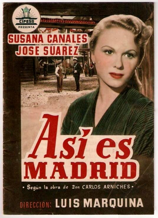 Постер фильма Así es Madrid