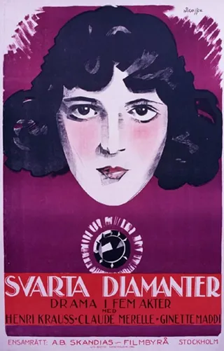 Постер Черный бриллиант (1922)