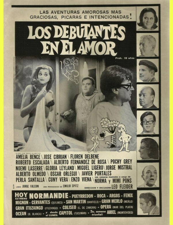 Постер фильма Los debutantes en el amor