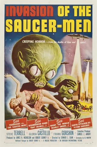 Постер Вторжение обитателей летающих тарелок (1957)