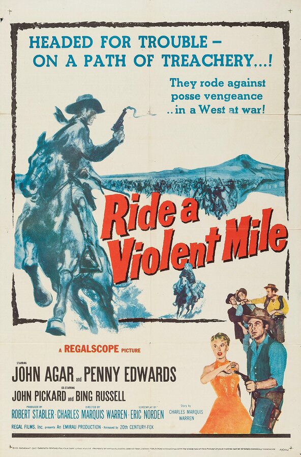 Постер фильма Ride a Violent Mile