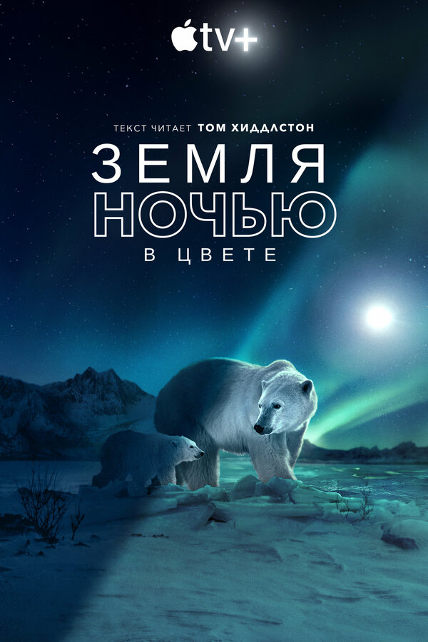 Постер сериала Земля ночью в цвете