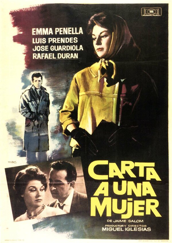 Постер фильма Carta a una mujer