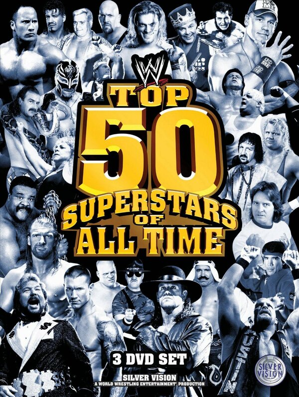 Постер фильма WWE 50 лучших суперзвёзд всех времён
