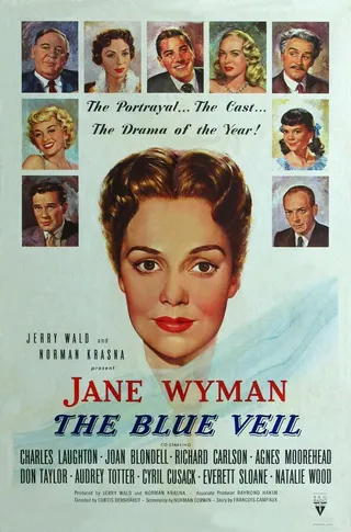 Постер Голубая вуаль (1951)
